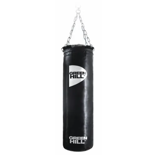 Green Hill Real Leather Punch Bag (Black)