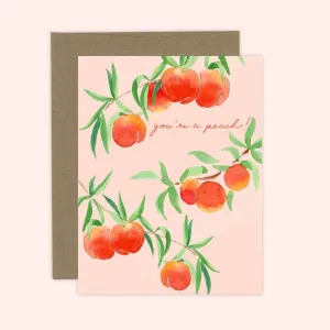 Greeting Card - You're a Peach