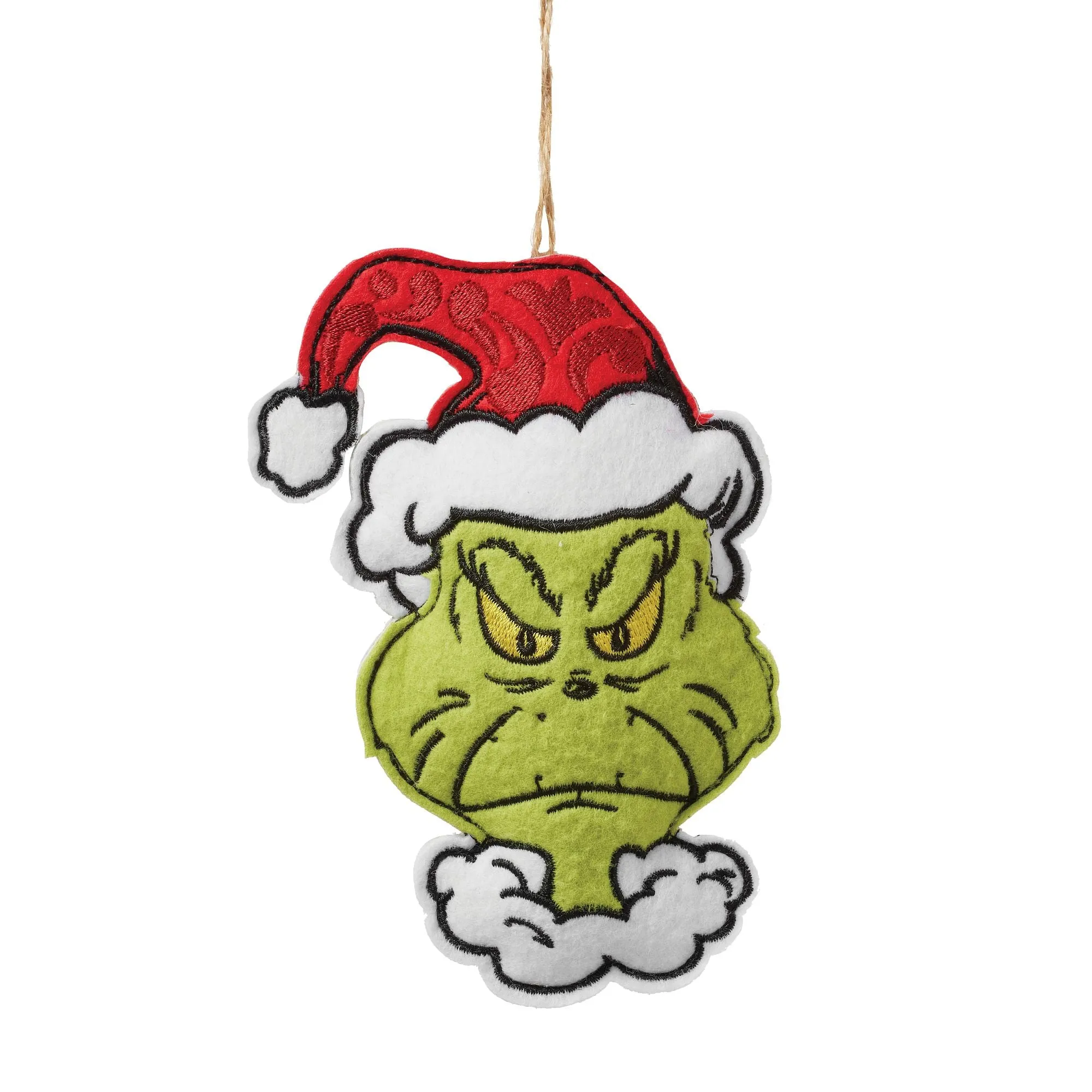 Grinch Naughty/Nice Felt Orn