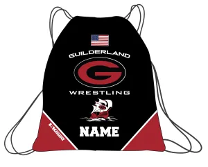 Guilderland Wrestling Sublimated Drawstring Bag