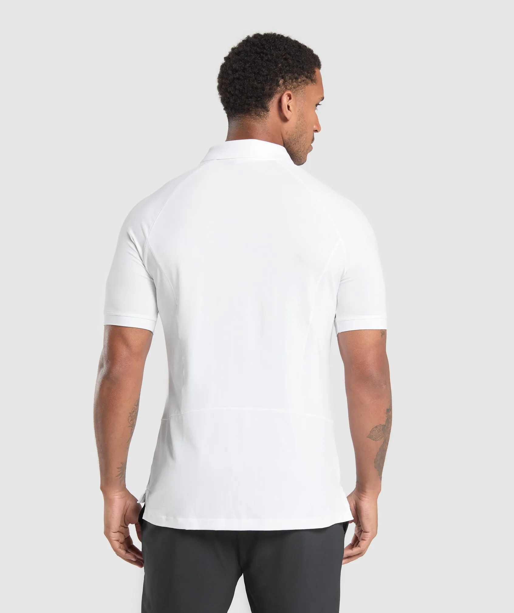 Gymshark Performance Polo Shirt - White