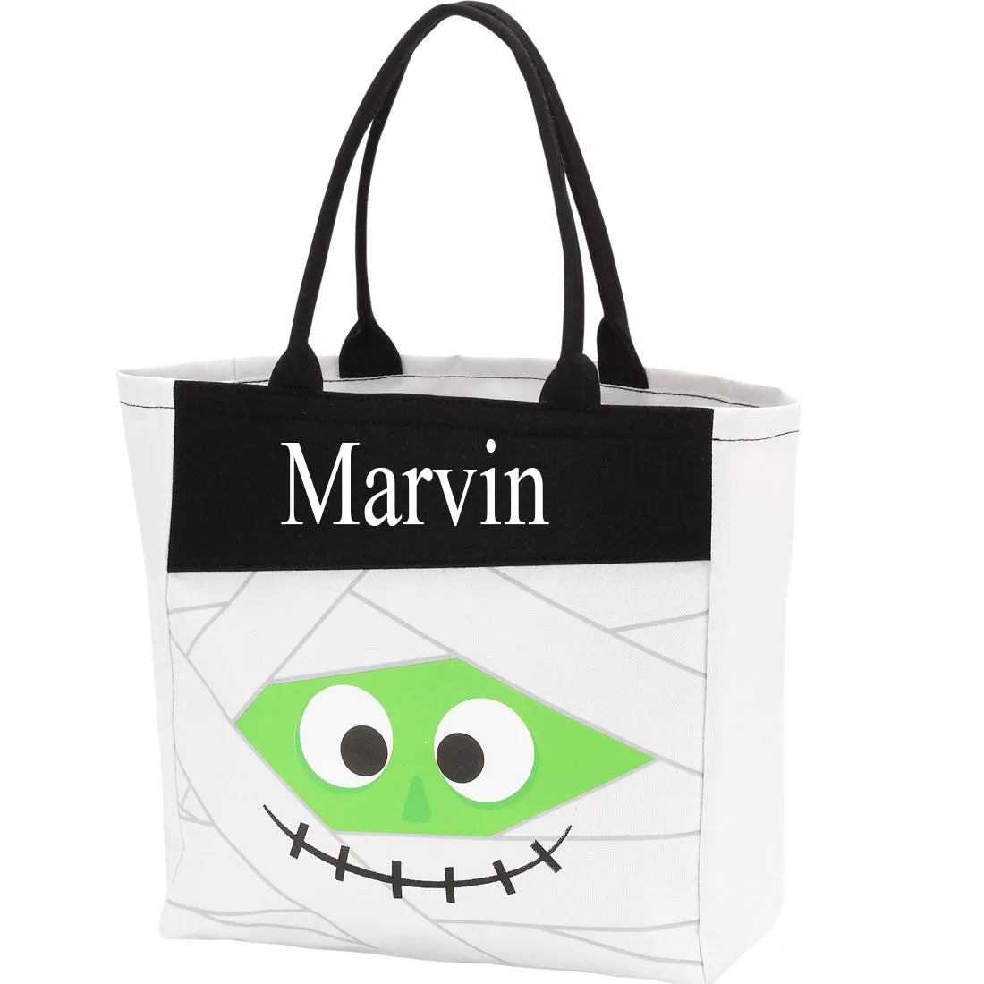 Halloween Trick or Treat Mummy Character Tote Bag