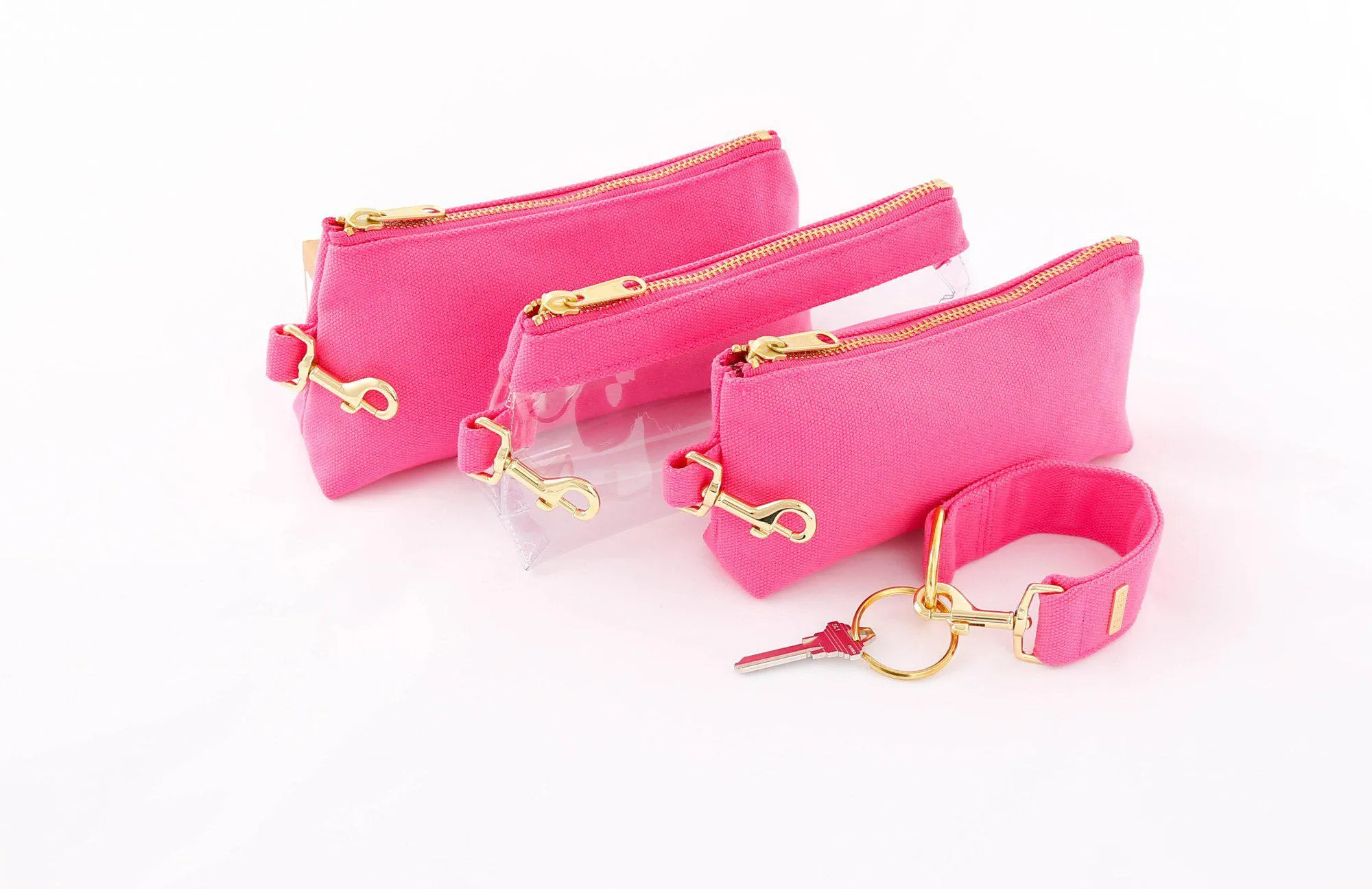 Hot Pink CLASSIC CANVAS WRISTLET SET