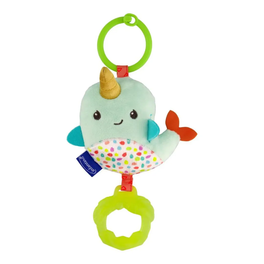 Infantino Chrime & Go Tag Along Pal - Narwhal (0m )