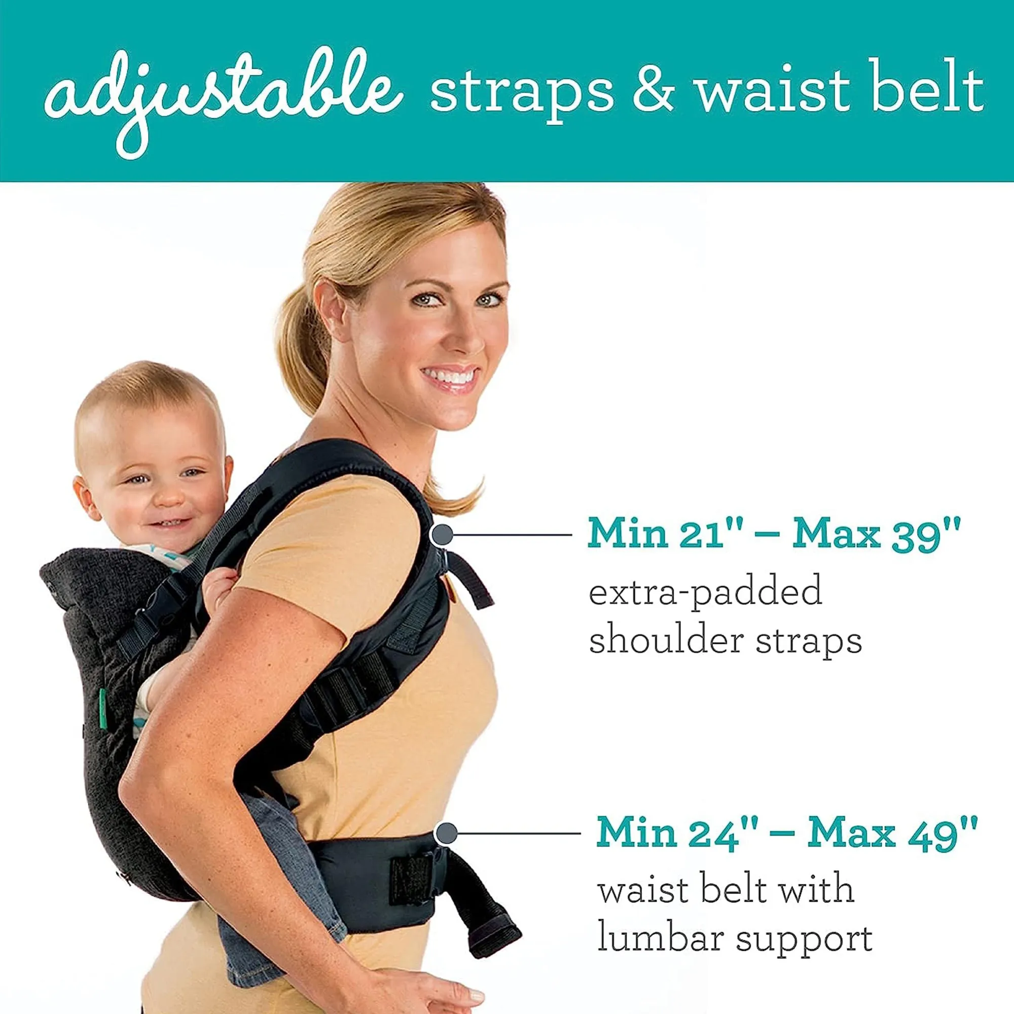 Infantino Flip 4-In-1 Convertible Carrier - Birth to 36 Months