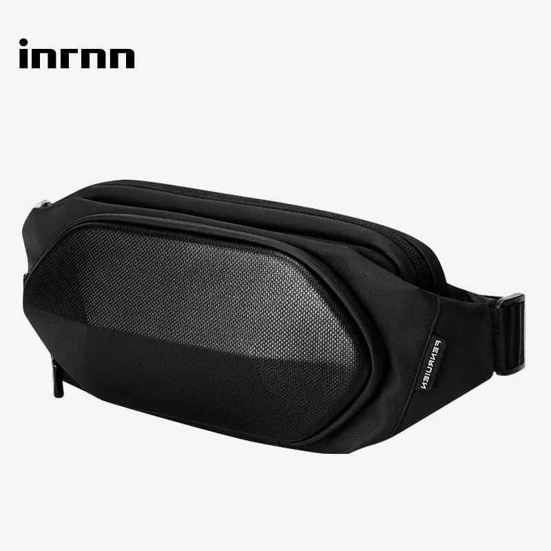 inrnn Hard Shell Men Chest Bag Fashion Outdoor Sports Chest Pack