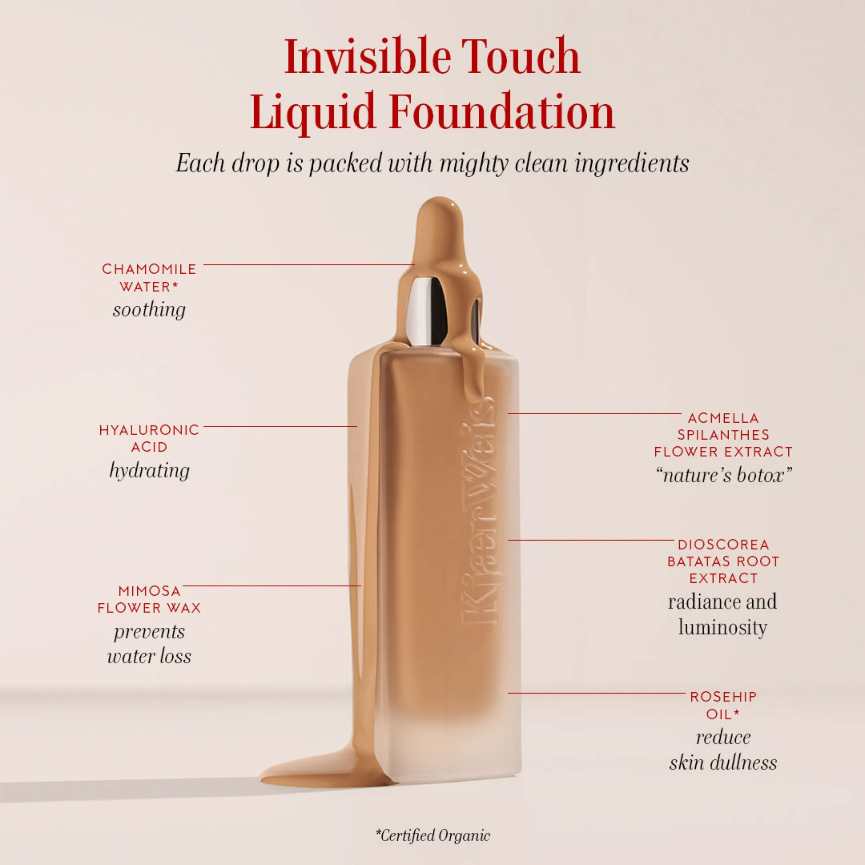 Invisible Touch Liquid Foundation--D350/Impeccable