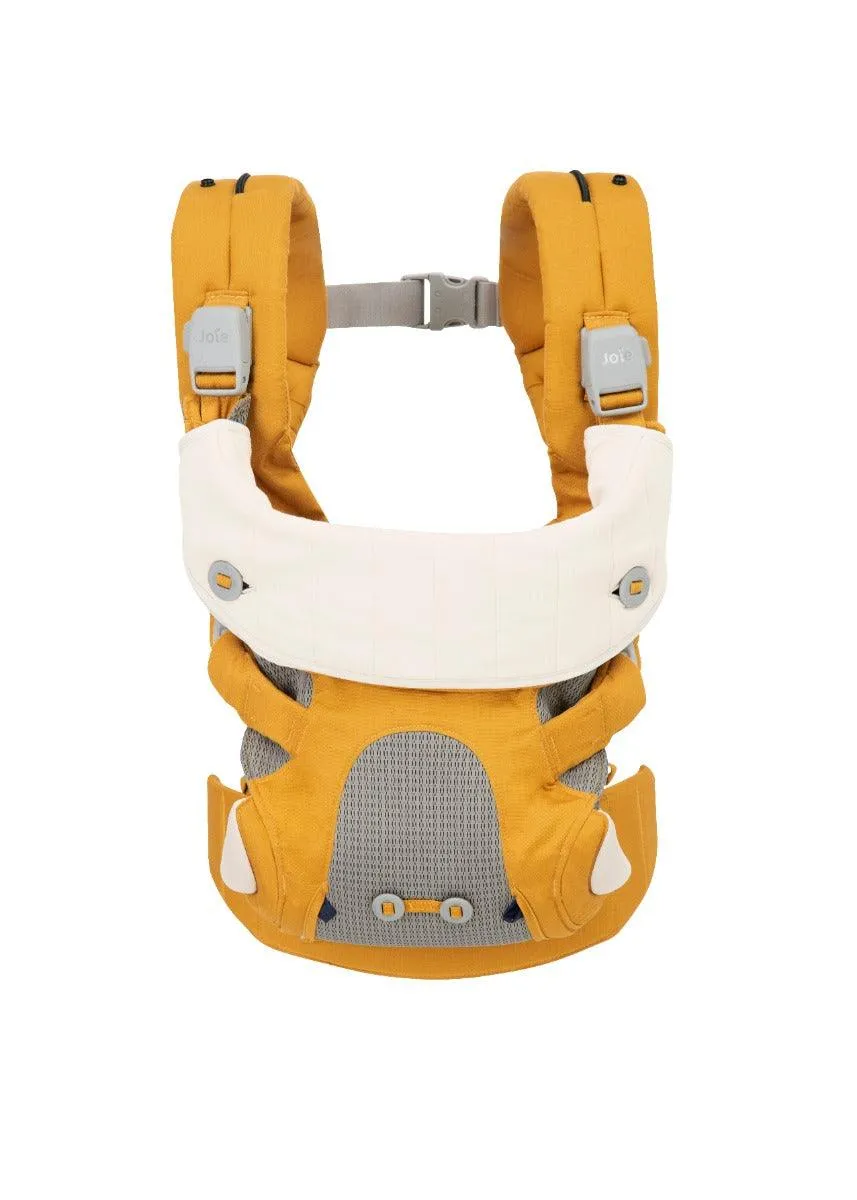 Joie Savvy Baby Carrier Butterscotch - Baby Holder Bag for Newborn & Infants with 4-in-1 Carrying Positions for 0-4 Years