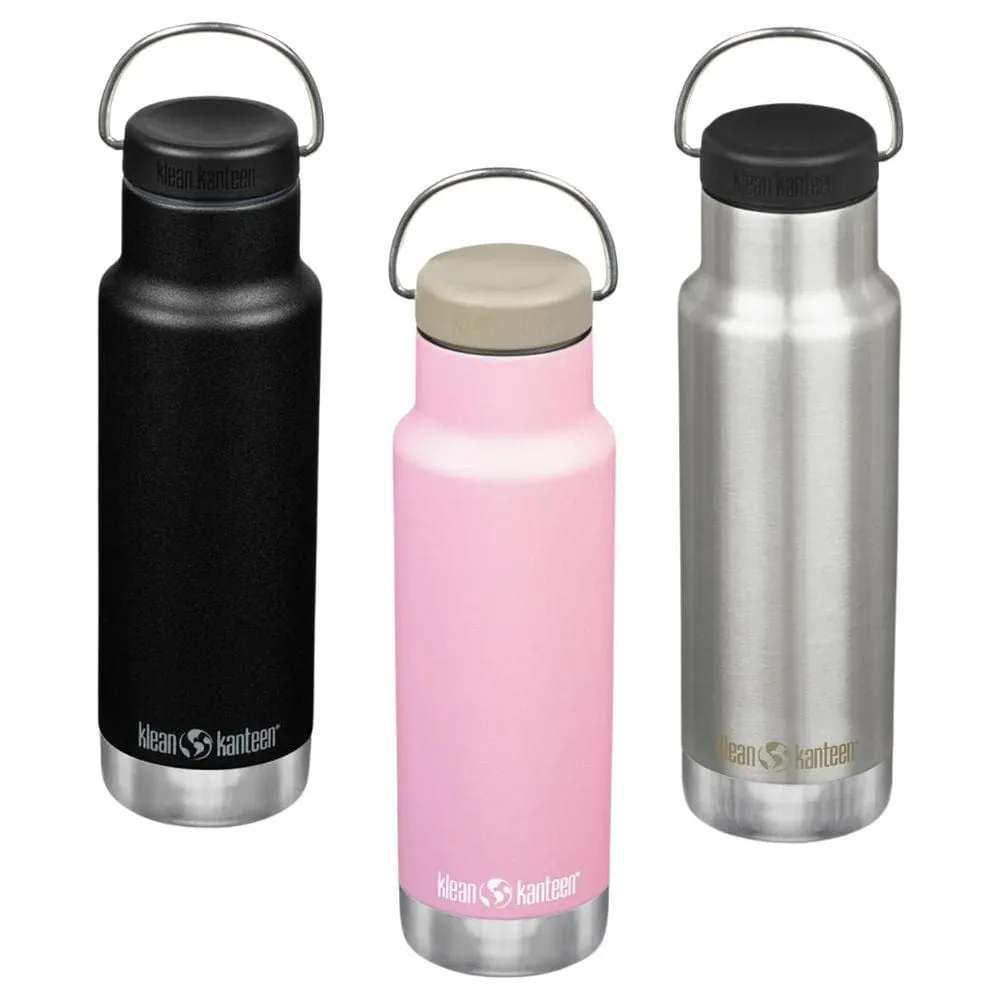 Klean Kanteen 12oz Insulated Classic Narrow (w/loop cap   bale)