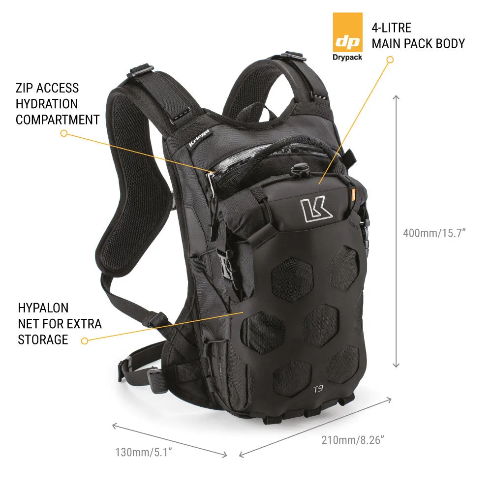 Kriega Adventure Backpack Trail 9 Multicam Black