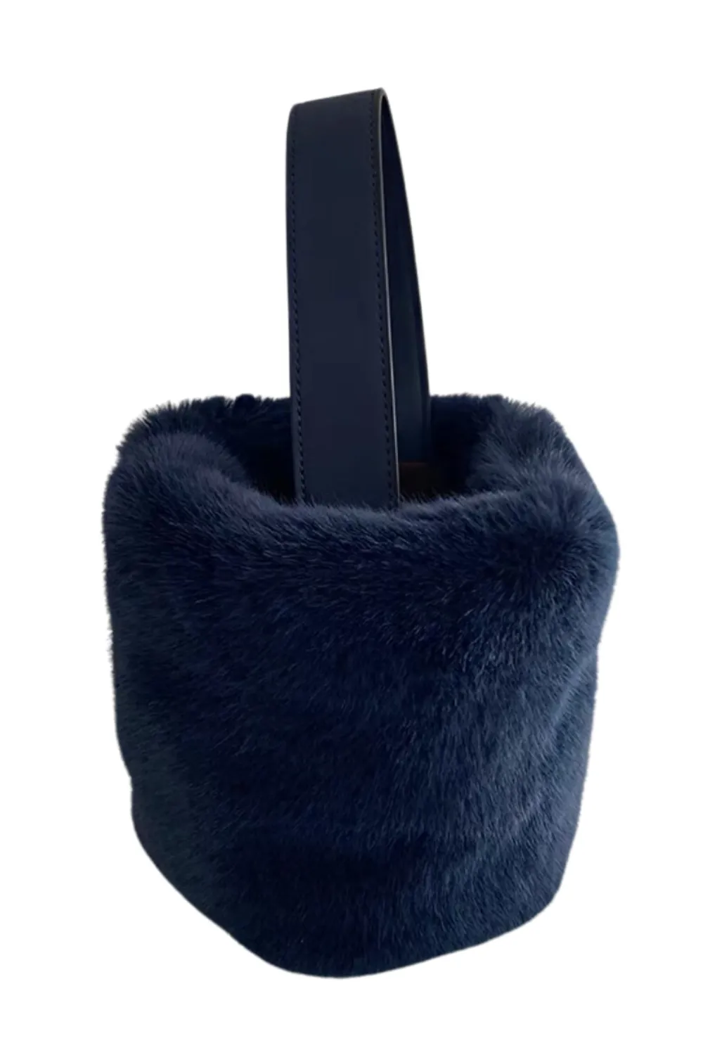 'Kristina' Fur Bucket Bag (11 Colors)