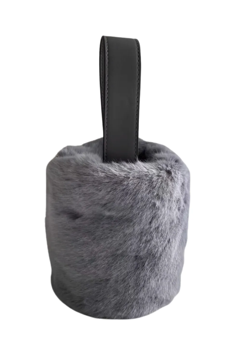 'Kristina' Fur Bucket Bag (11 Colors)