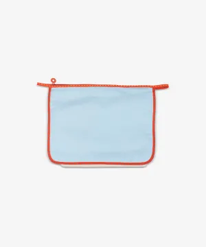 Large Zip Bag, Warm Color Block