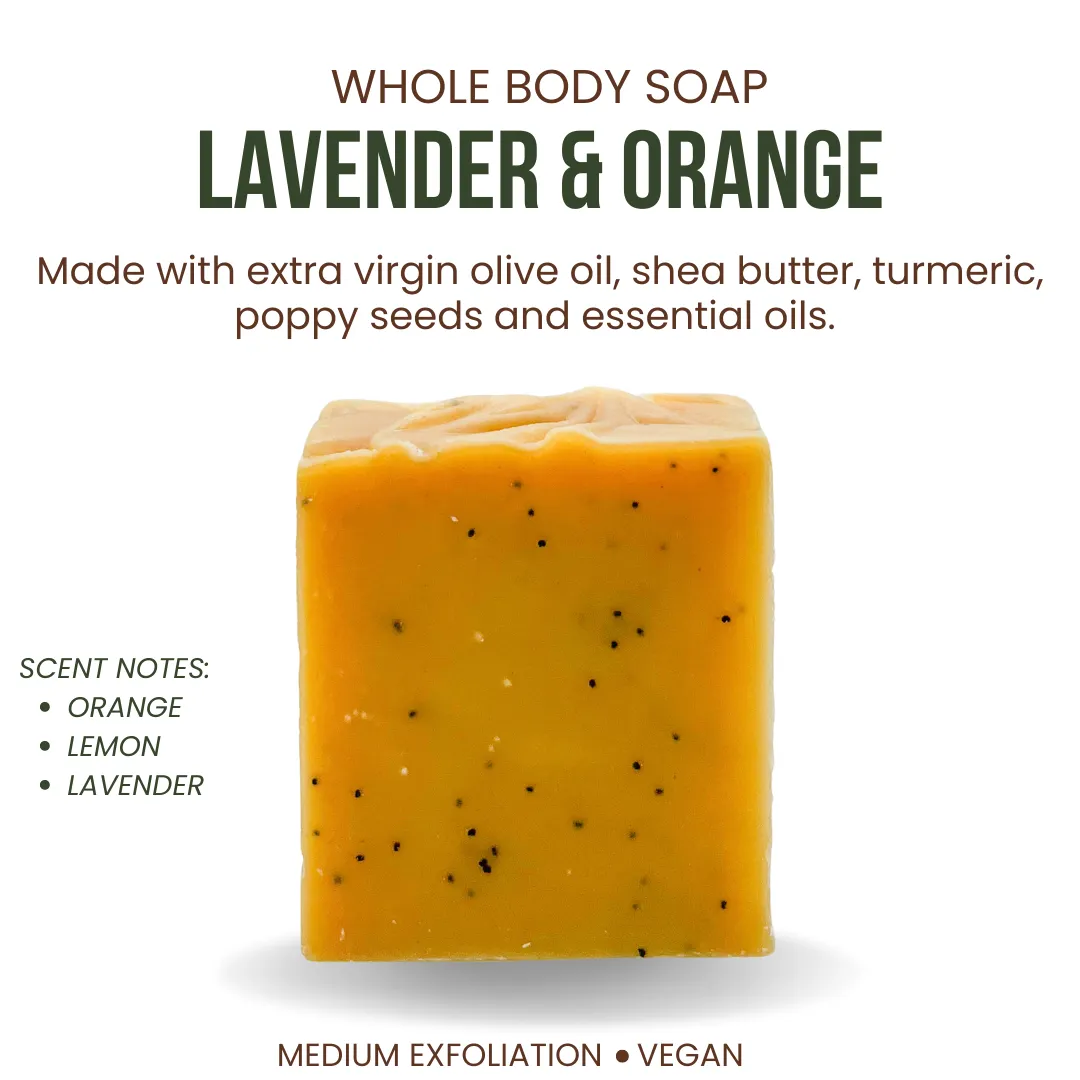 Lavender   Orange Soap Bar