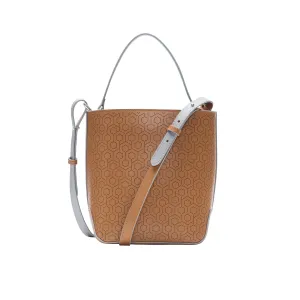 Leather Bucket Bag - Oak