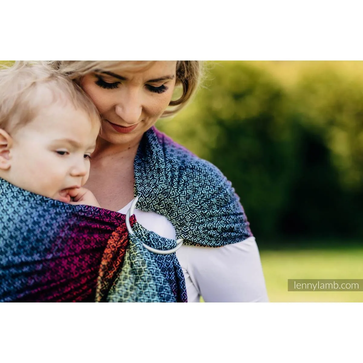 Lenny Lamb Ring Sling - LITTLE LOVE RAINBOW DARK