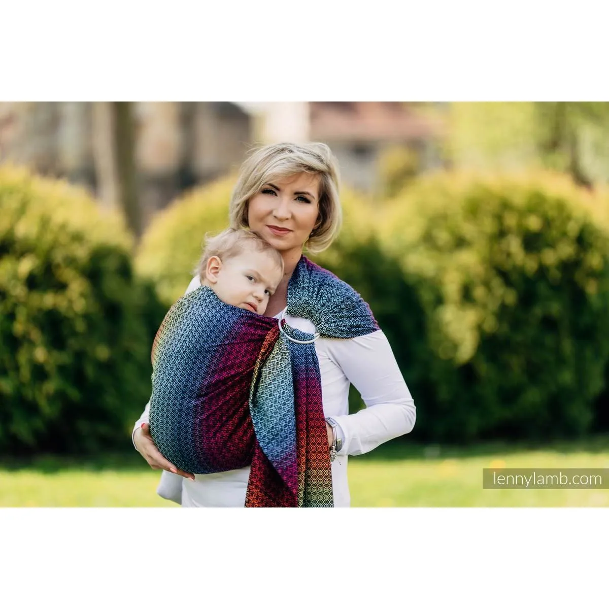 Lenny Lamb Ring Sling - LITTLE LOVE RAINBOW DARK