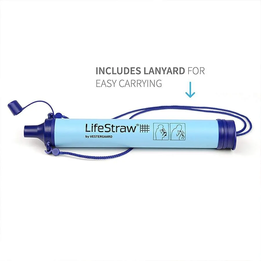 LifeStraw Personal Water Filtration System for Hiking, Camping, Travel and Emergency Preparedness