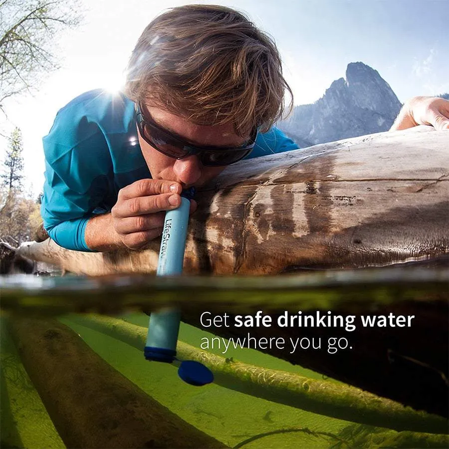 LifeStraw Personal Water Filtration System for Hiking, Camping, Travel and Emergency Preparedness