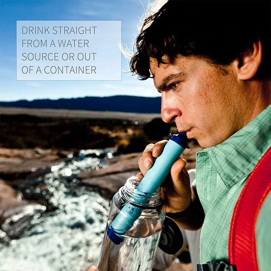 LifeStraw Personal Water Filtration System for Hiking, Camping, Travel and Emergency Preparedness