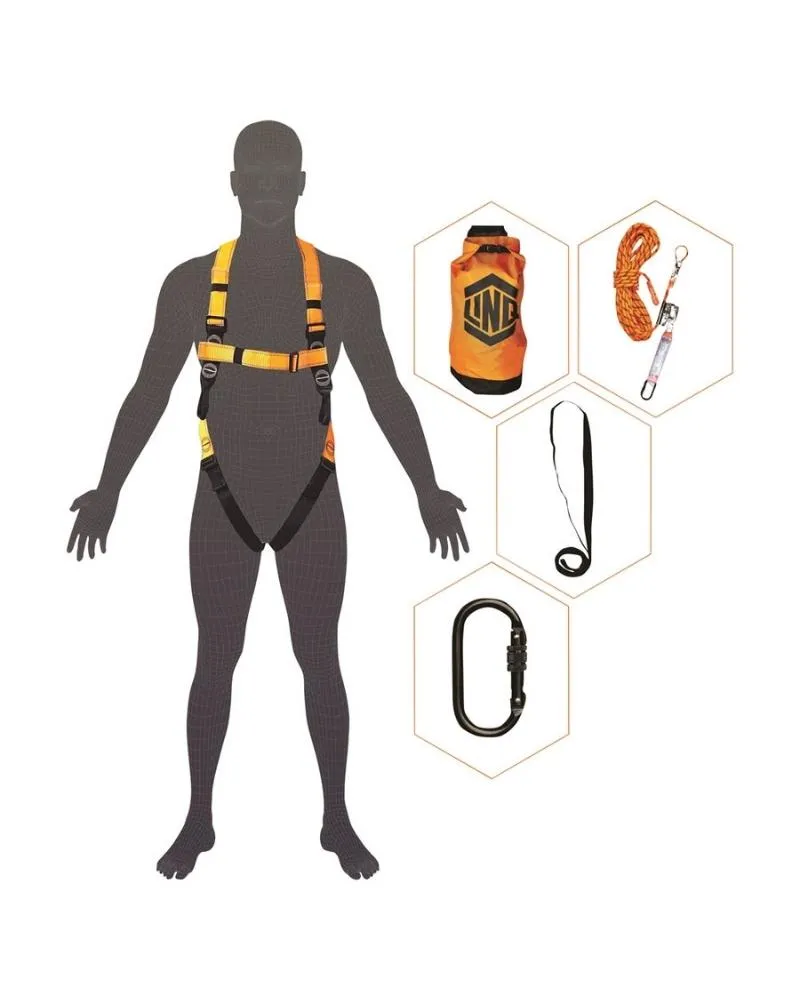 LINQ Essential Basic Roofers Harness Kit - Black