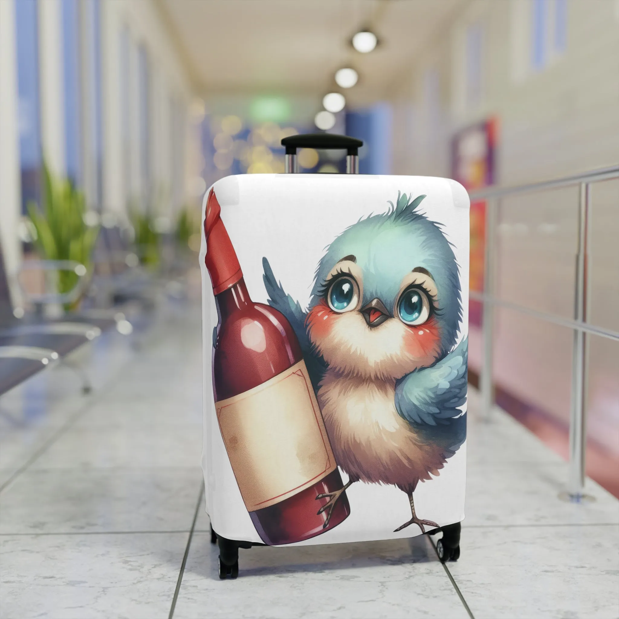 Luggage Cover, Cute Bird, awd-1641