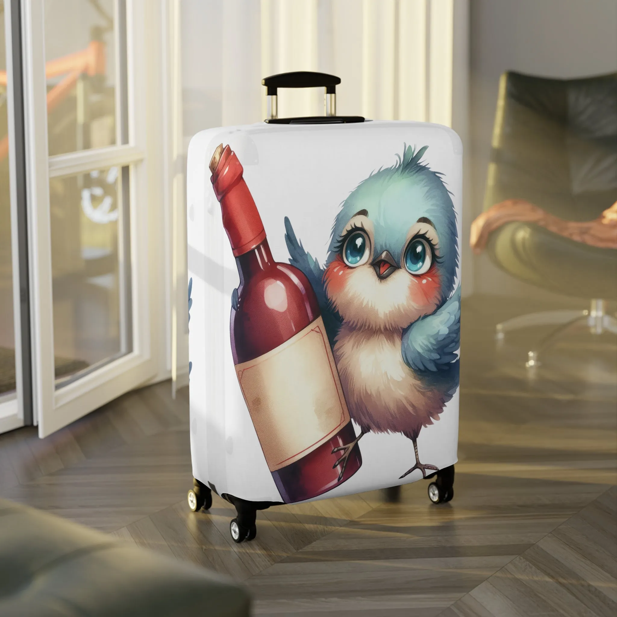 Luggage Cover, Cute Bird, awd-1641