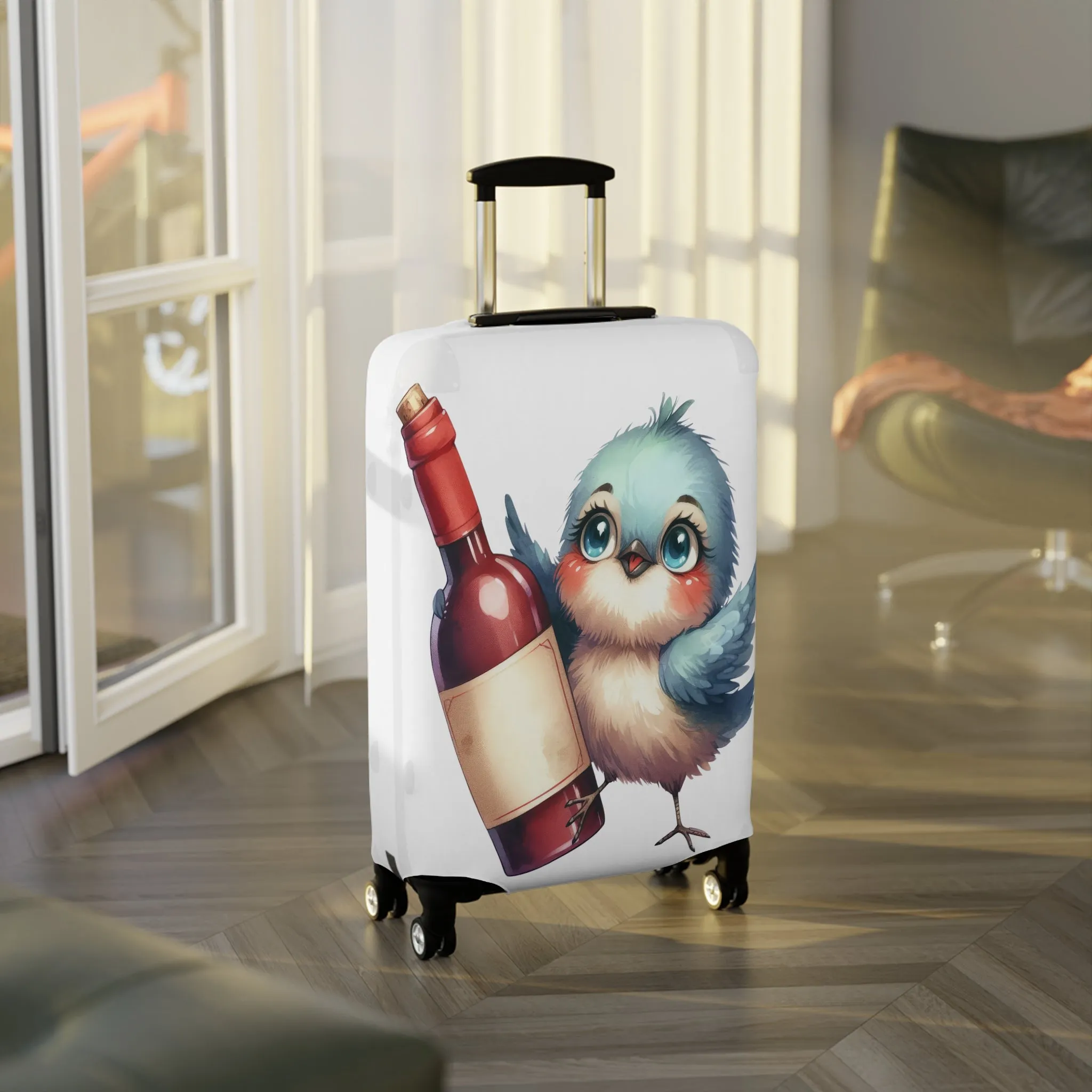 Luggage Cover, Cute Bird, awd-1641