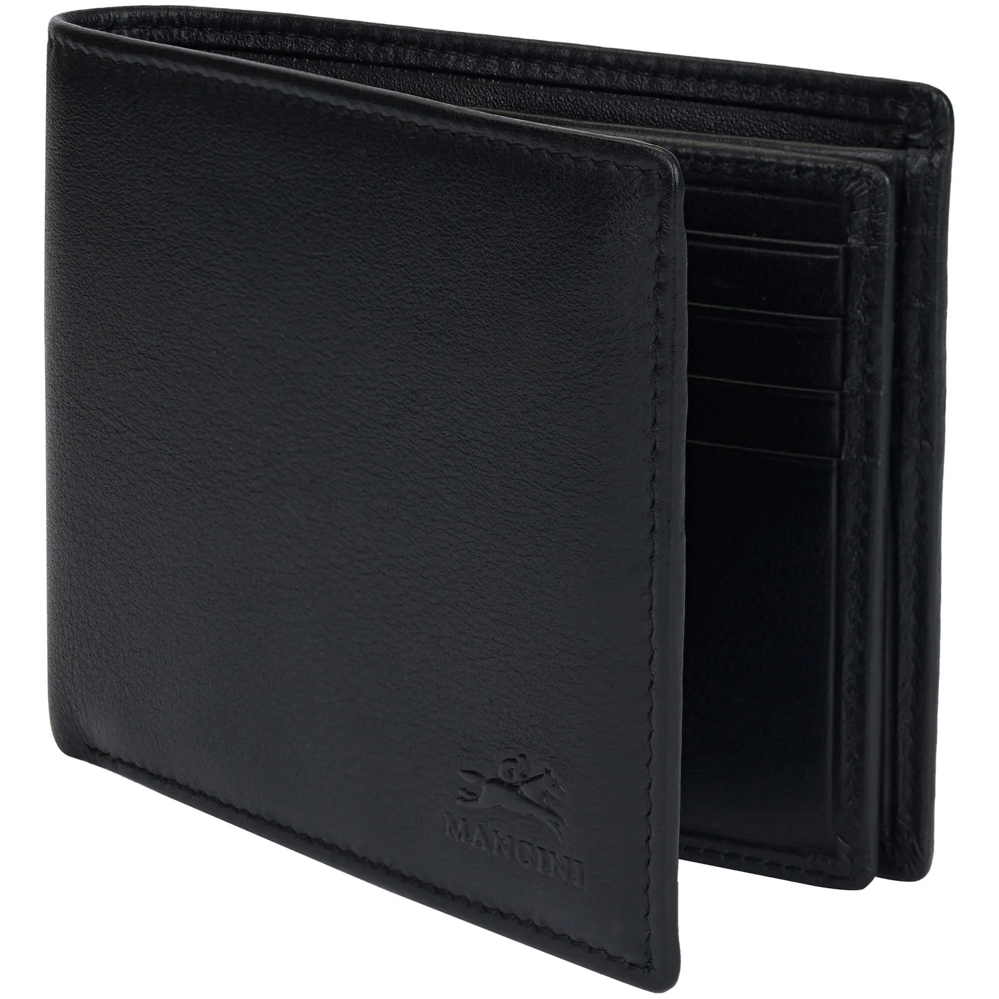 Mancini Sonoma RFID Secure Center Wing Wallet