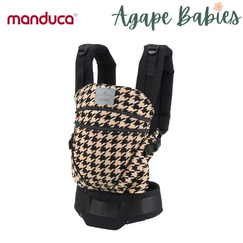 Manduca XT Organic Cotton Baby & Toddler Carrier BellyButton Pepita - Black