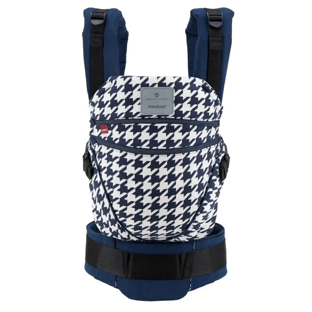 Manduca XT Organic Cotton Baby & Toddler Carrier BellyButton Pepita -Navy