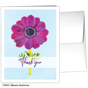 Mauve Anemone, Greeting Card (7396G)