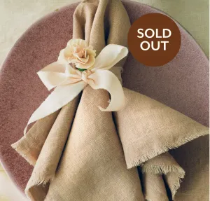 Mauve Linen Napkin Set