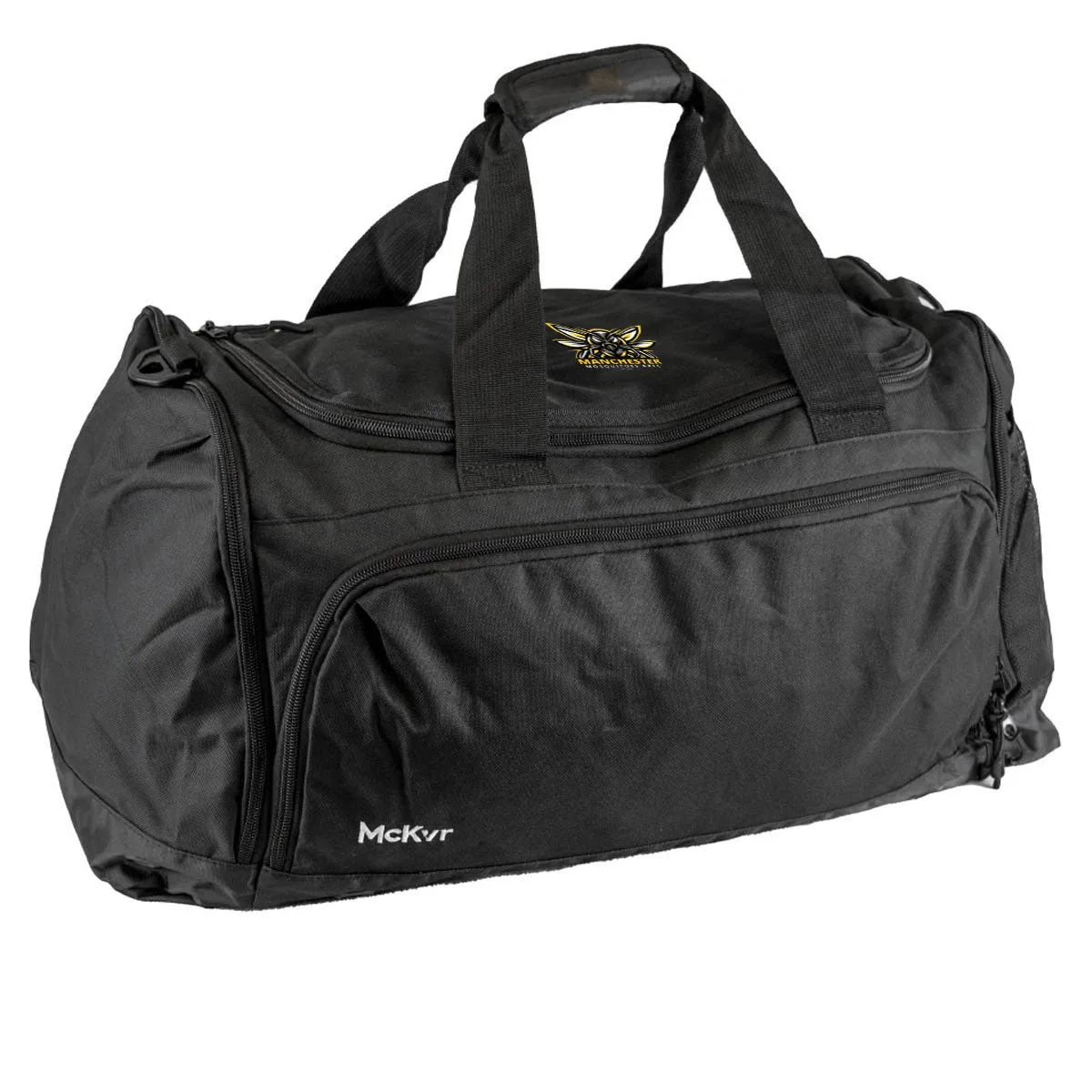 Mc Keever Manchester Mosquitoes AFL Core 22 Medium Kitbag - Black