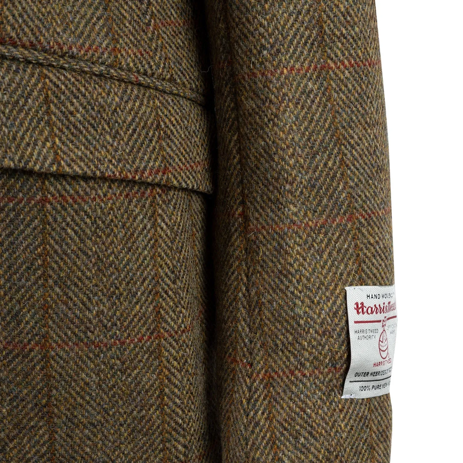 Men's Barra Harris Tweed Jacket  Hb310-B5 Green Check Mustard