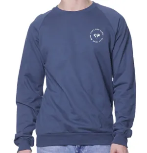 Mens Graphic Sweatshirts |Love Your MaMa|Front | Pacific Blue