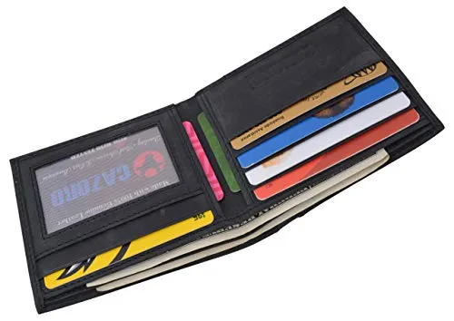 Mens Slim Bifold Wallet RFID Blocking Front Pocket Wallets for Men USA Stars & Stripes Minimalist