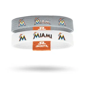 Miami Marlins MLB 2 Pack Wristbands