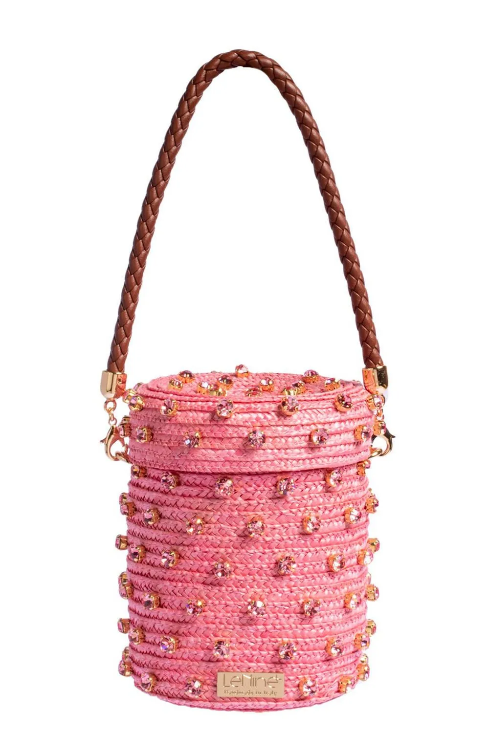 Mini Cylinder Mono Bag - Light Rose