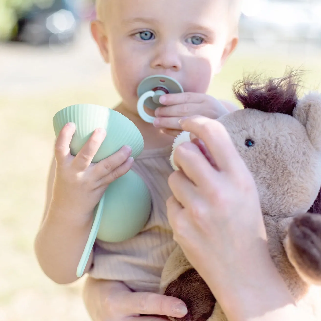 Mint Eco-Friendly Pacifier Holder