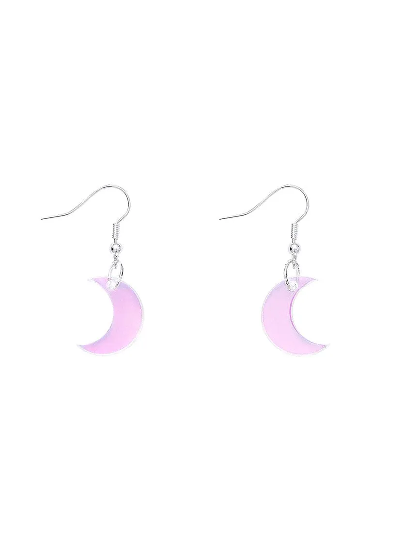 Moon Charm Earrings