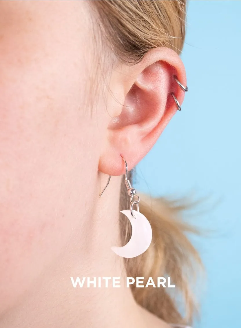 Moon Charm Earrings