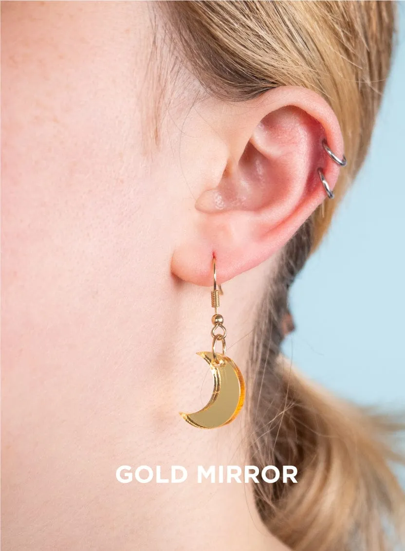 Moon Charm Earrings