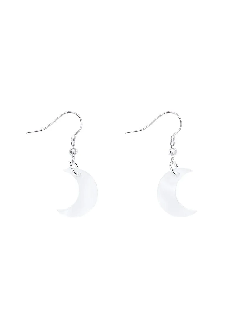 Moon Charm Earrings