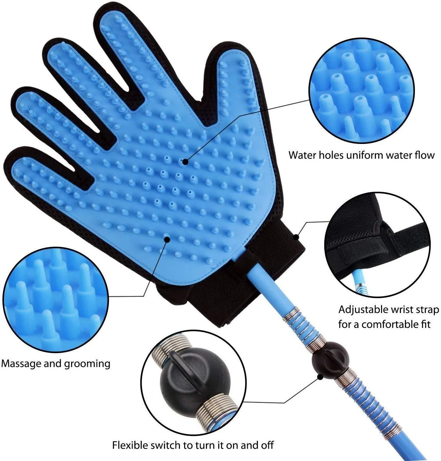 Multi-Functional Pet Bathing Glove