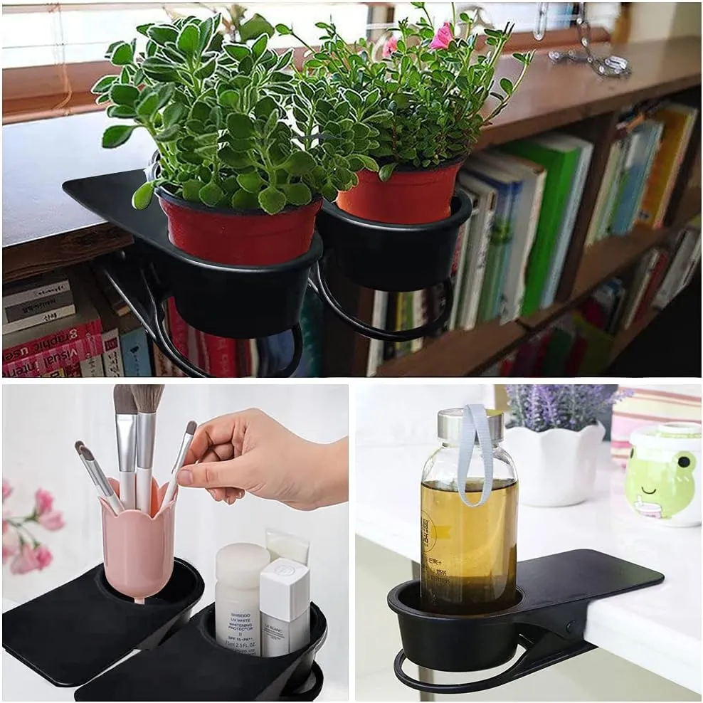 Multi-Functional Side Table Cup Clamp Holder