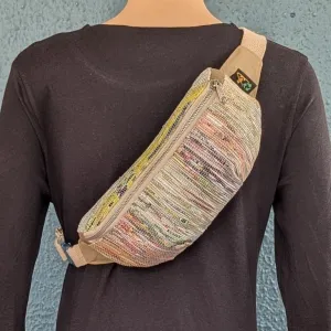 Multicolored Upcycled Handwoven Fanny Pack (FP1224-015) PS_W