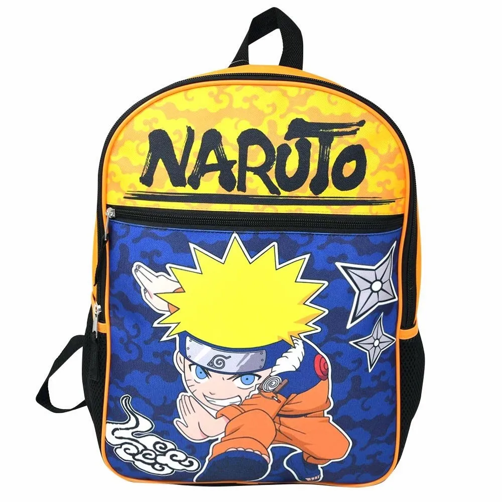 Naruto 16 Inch Backpack with LG Front Pocket