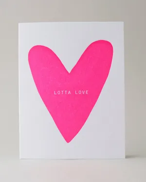 Neon Love Card