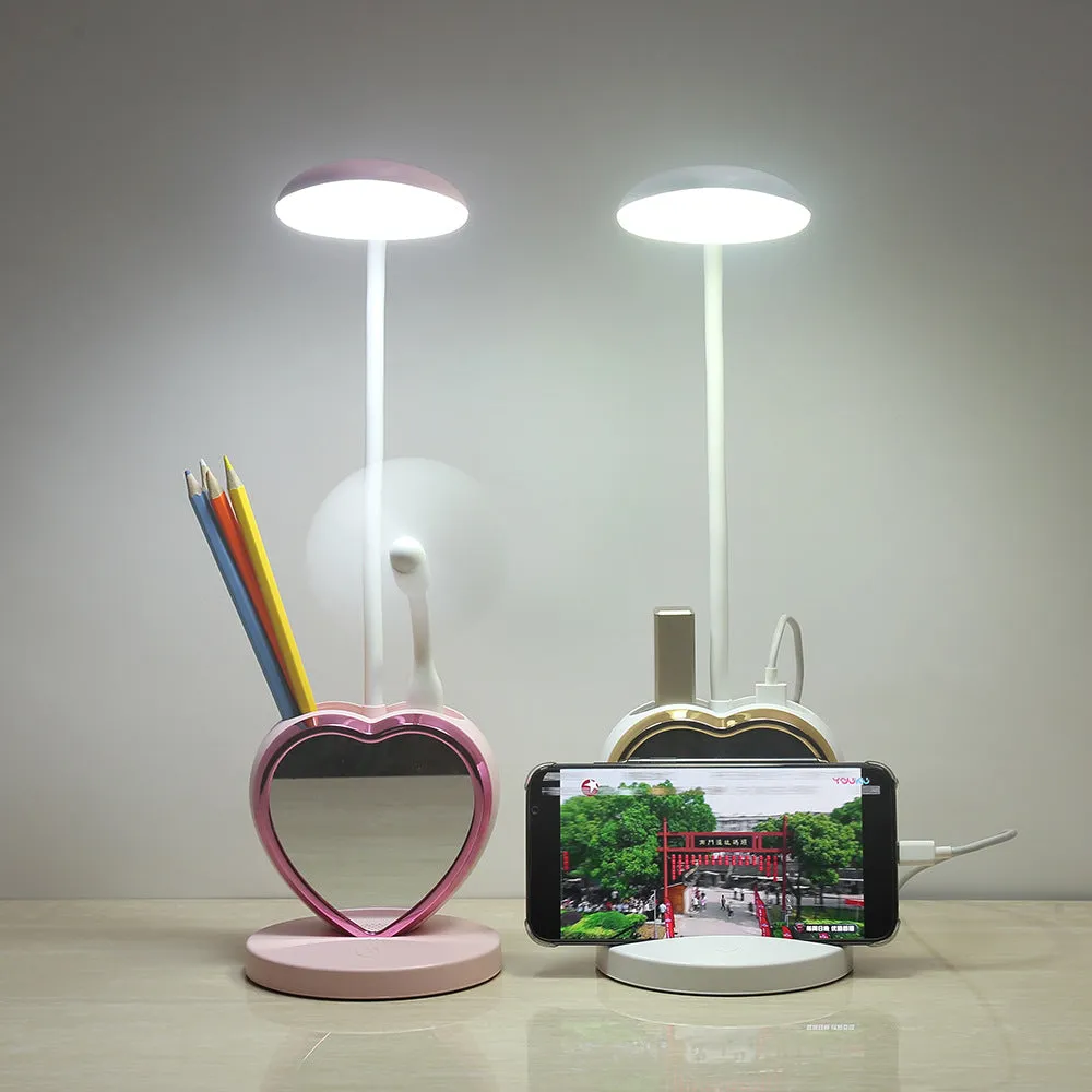 New Creative Like Multi-Functional Led Eye Protection Desk Lamp Student Reading Dormitory Folding Book Lamp For Gift